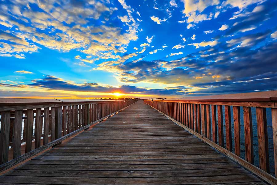 Dock on Chesapeake Bay's Eastern Shore