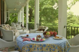 Breakfast on the porch