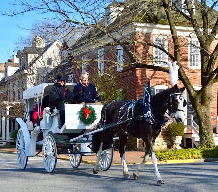 Horse Drawn Carriage at Dickens Festival