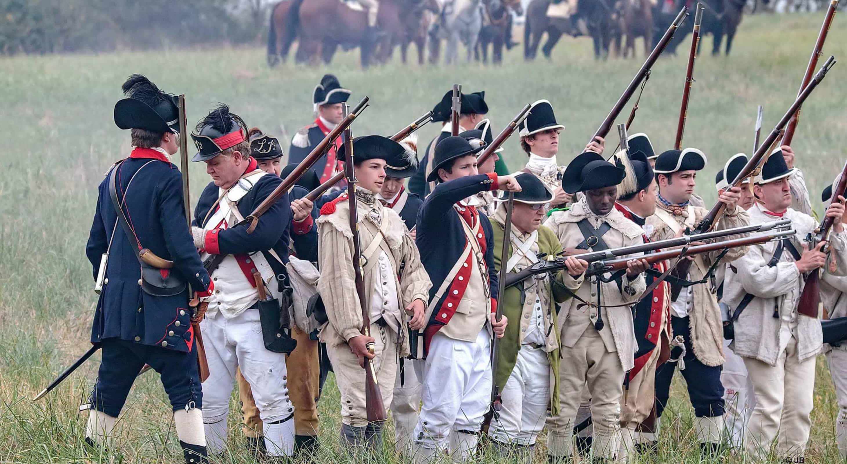 Revolutionary war reenactment at Mt Harmon - a favorite Chestertown, MD event