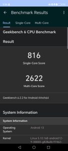 Honor X9b Geekbench