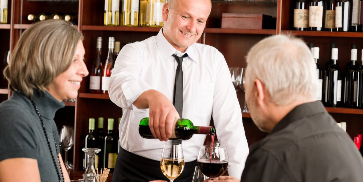 Couple enjoying a wine country date night in Maryland